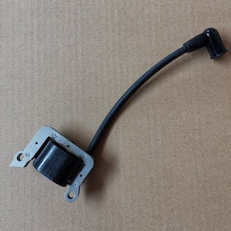 Lot de 2 bobines d'allumage compatibles avec débroussailleuses Emak Oleo Mac Sparta 37, 42 et 44, remplace la référence 61250015AR, allumeur adapté pour moteur 2 temps. (1/5)