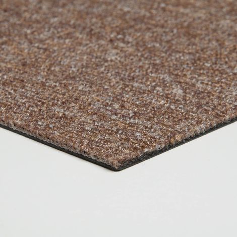 Dalle moquette marron beige sans colle 50x50 cm Moquette bouclée en dalles modulaires Dalle moquette plombante pour chambre et salon