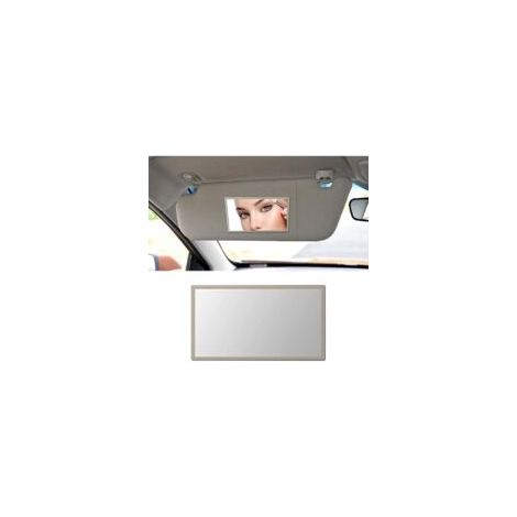 Auto-Sonnenblendenspiegel, Auto-Schminkspiegel, Auto-Make-up-Spiegel, klein, 110 x 65 mm - Crezuo (1/4)