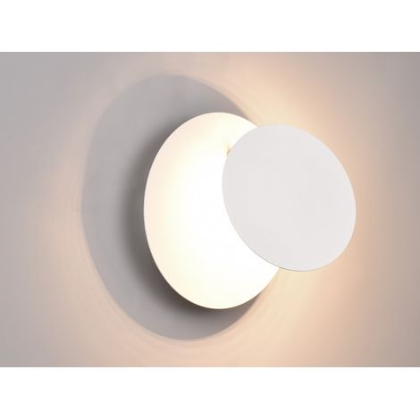 LED Wandleuchte MIO mit indirekter Beleuchtung Weiß, Ø 18cm (1/5)