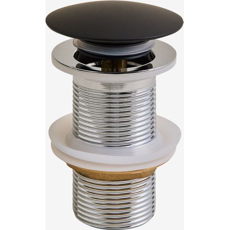 Válvula de desagüe para lavabo tipo Click-Clack en acero inoxidable y latón Orveta SKLUM             