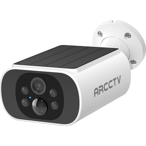 Caméra de surveillance, résolution 2560 x 1440, indice de protection IP66, audio bidirectionnel, angle de vision de 80°, alimentation DC 5V/1A (1/5)