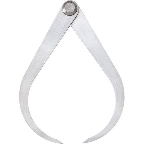 Compas avec pointe d'epaisseur exterieure pour metal 250 mm
