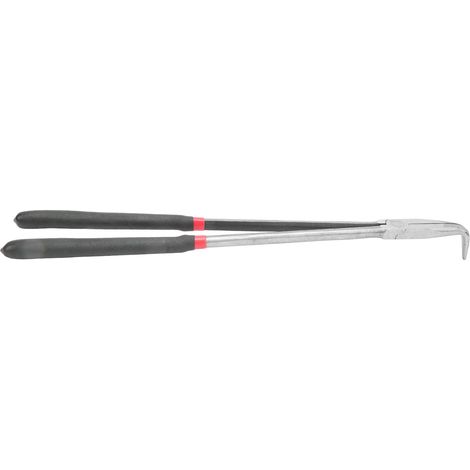 90-Grad-Biegezange, 16 Zoll längere Griffzange, gebogene Nasenreparaturzange, ergonomisches Design, für Elektronik, gebogene Nasenzange