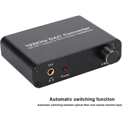 Convertisseur Audio Numérique 5.1 avec Entrées Optique, Coaxial, RCA et Sortie HDMI ARC