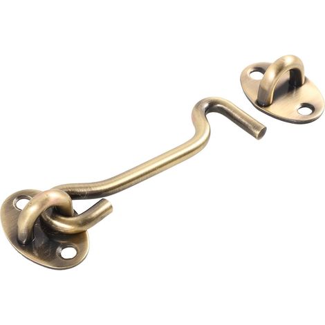 Jeu de Ganchos para Puerta Granero Acero Inoxidable con Tornillos (1/5)