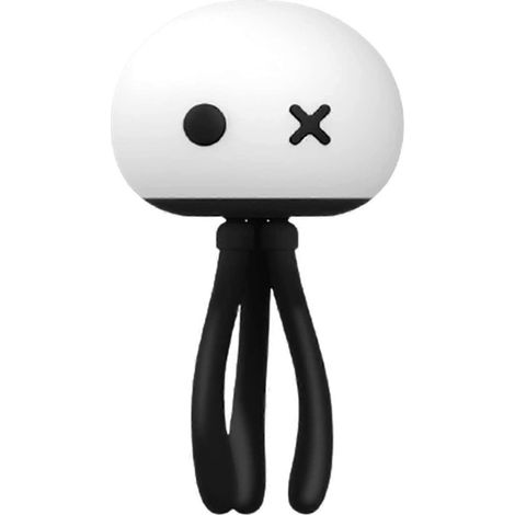 Veilleuse méduse intelligente à lumière douce, veilleuse LED flexible pour enfants, rechargeable par USB, multifonctionnelle et réglable pour la chambre (blanche). (1/5)