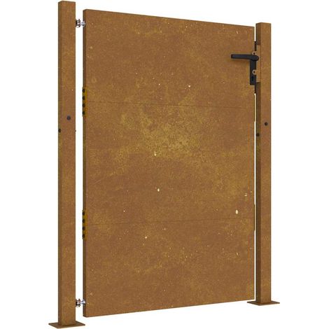 Maison Exclusive - Gartentor 100x125 cm Cortenstahl (1/5)