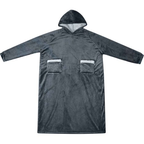 vidaXL Sudadera manta Azul marino L Forro Polar y Franela (1/2)