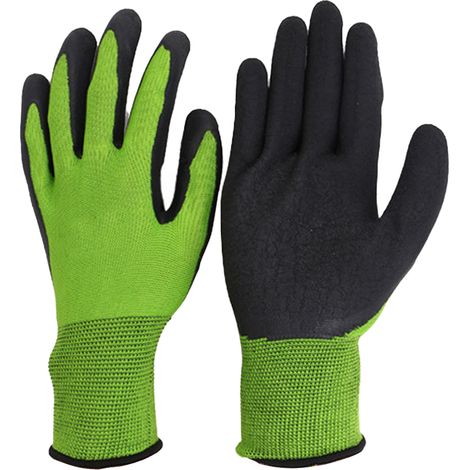 Gants De Jardinage - Paume En Caoutchouc Anti-dérapante - Poignet Élastique - Taille Unique - 6 Paires (1/5)
