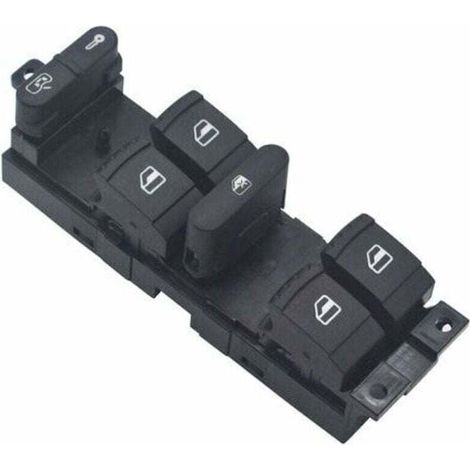 Interrupteur Commande Leve Vitre Bouton électrique pour Fenêtre 1J4 959 857 D pour Golf Jetta Bora Passat B5 Seat Leon Toledo 1J4959857D (1/4)