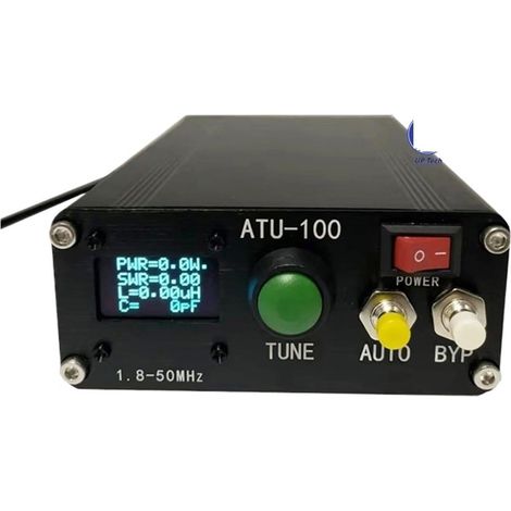 Machine et kits 1,8-50 MHz ATU100mini Tuner d'antenne automatique par 7 x 7 3.2 Firmware programmé OLED(Machine UHF) (1/4)