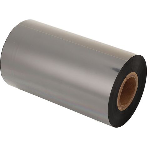 Ruban d'impression d'étiquettes à code-barres BOPP KB080000B, résistant aux hautes températures, étiquette auto-adhésive, ruban noir mixte (110 mm  300 m). (1/5)