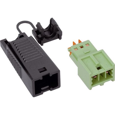 WAGO 893-1012 Netz-Steckverbinder WINSTA KNX Stecker, gerade Gesamtpolzahl: 2 3 A Grün 1 St.
