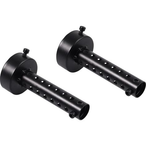 60mm Silencieux d'échappement universel pour moto DB Killer Silencieux amovible d'échappement final pour moto Noir