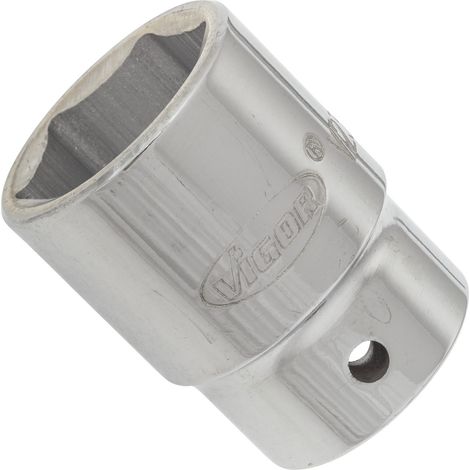 VIGOR Steckschlüsseleinsatz, Vierkant hohl 20 mm (3/4), Außen Sechskant Profil, 30 mm (1/3)