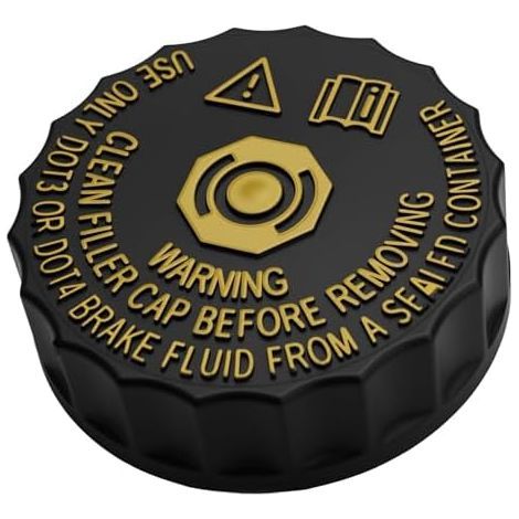 Bouchon de Réservoir Liquide Frein pour Citroën Peugeot 206, 207, 307, 308, 408, 508, C2, C3-XR, C4, C5, 2008, 3008, 301 Protection Anti-Poussière Optimale (OE:1613328880) - (1/5)