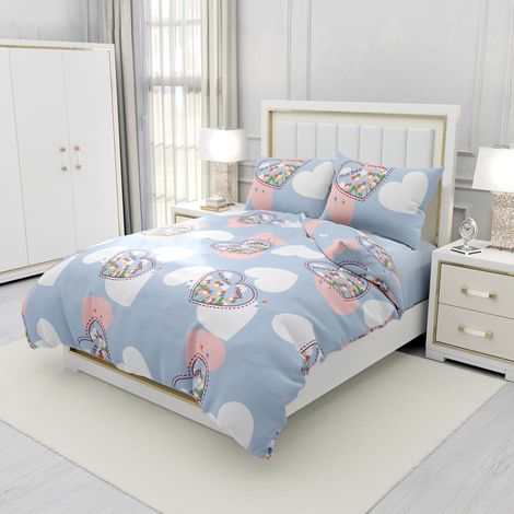 Juego de Funda Nórdica Microfibra 3/4 Piezas Ultra Suave, Ligero y Transpirable para Cama 90/135/150 - 1 Funda Edredón 150x220cm/220x220/220x240, 1 o 2 Funda de Almohada 45x110cm/50x75/50x90 y Bajera  (1/5)