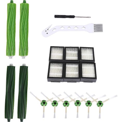 Pour iRobot Roomba I3 I4 I6 I7 I8 E5 E6 brosse latérale principale filtre HEPA