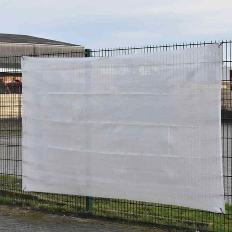 Filet de chantier blanc 1,80m x 3,45m - Brise-vue, Protection (1/3)