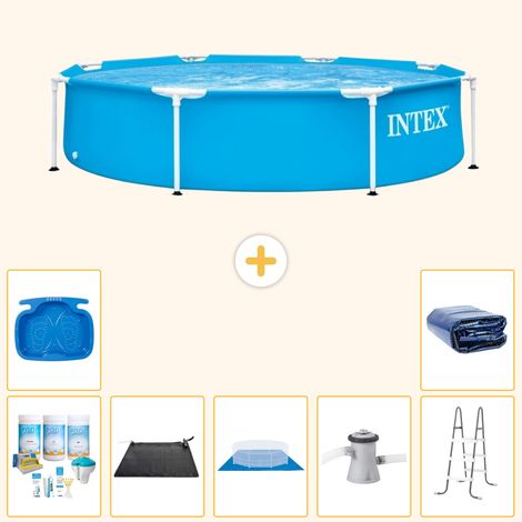 Intex Piscine Tubulaire Ronde - 244x51 cm - 8-pièces  S20404 (1/5)