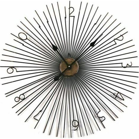 Horloge en métal filaire 69 cm (1/3)