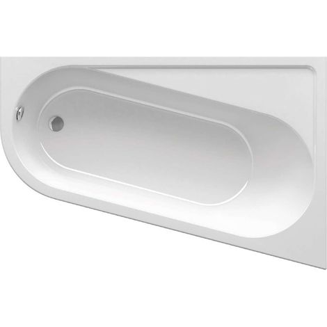 Ravak Chrome - Asymmetrische Badewanne 160x105 cm, rechts, weiß CA61000000 (1/4)