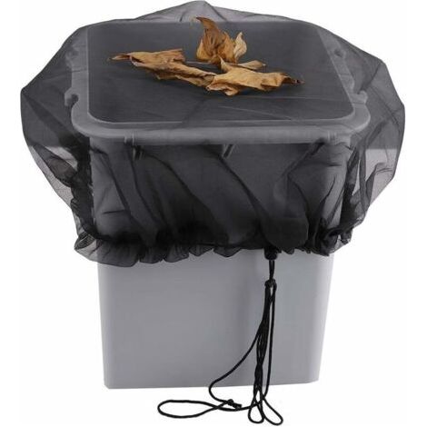 Lot de 2 filets de protection anti-moustique 95cm – Maille fine en polyester – Pour seaux et jardins – Protection contre feuilles et débris