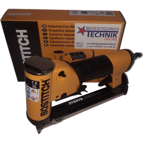 Bostitch 21697B-E Roll 04-16mm Klammergerät für Prebena O Klammer Rolladen Bau KL-30"-"EN10058Roll