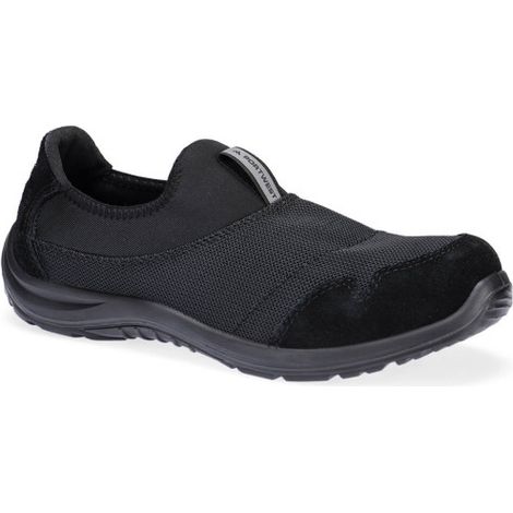 Zapato textil de acero sin cordones S1P SR FO ESD FT55 43 Negro
