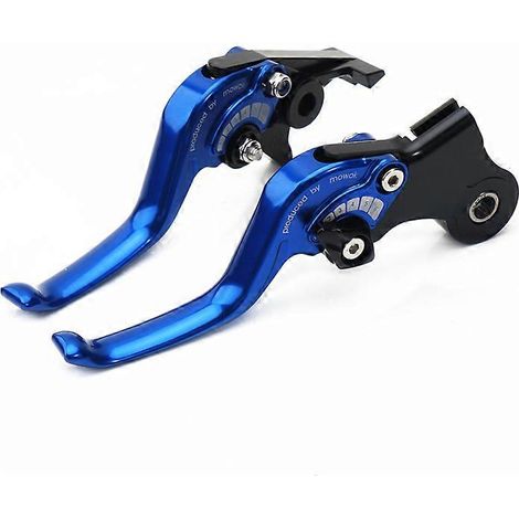 Accessoires moto adaptés au modèle Kaiyue 321RR 22-23 modifié court deux doigts frein klaxon embrayage compétitif (bleu) (1/5)