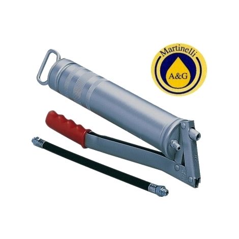 Ingrassatore/Pistola ingrassatrice/Pompa grasso manuale a leva 500ml Martinelli Made in Italy