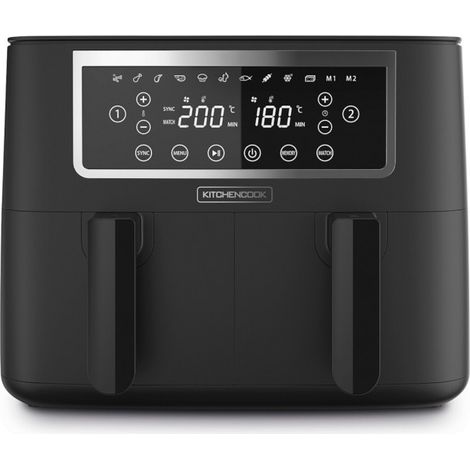 Kitchen Cook Airmed 8 Freidora Sin Aceite Negra 8L (1/4)
