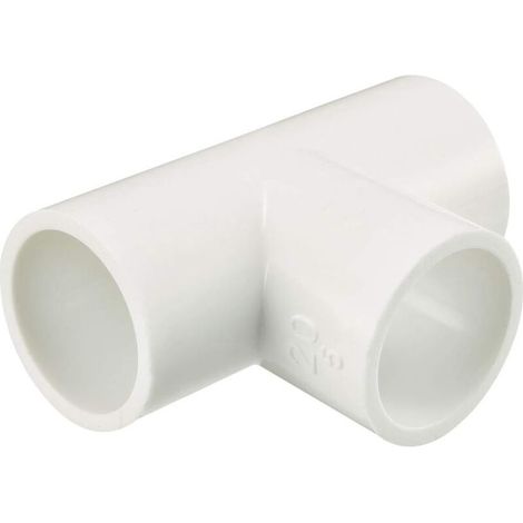Raccordo a T da 20 mm per tubo in PVC - confezione da 10 (1/4)