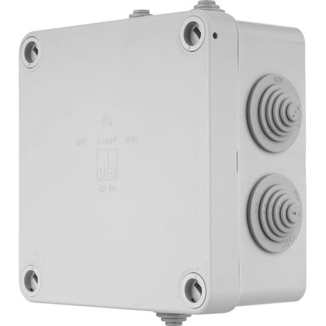 REV 0518444555 Scatola di derivazione a 7 Scomparti, 113 x 113 x 58 mm, IP54, Grigio, 7-fach (1/5)