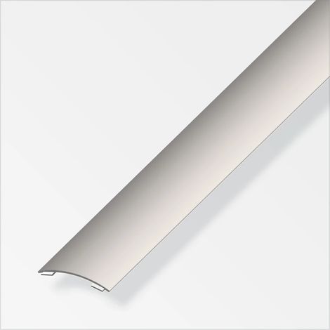 profilo raccordo autoadesivo 30x4 acciaio inox - 1 metro.