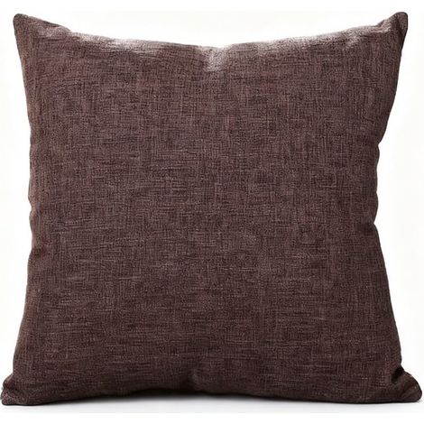 2 fundas decorativas para cojines，Estilo rústico campestre bohemio，Funda de lino grueso，Ideal para sofá cama u oficina (40x40 cm) (1/5)