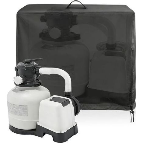 Filtre à sable pour piscine INTEX - 66 x 62 x 72 cm - Tissu Oxford 420D résistant aux UV - Housse imperméable pour pompe de piscine en extérieur (1/5)