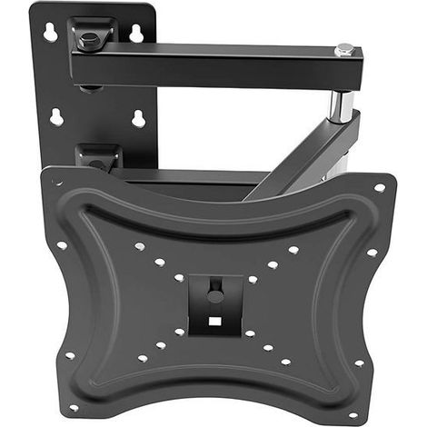 Support mural orientable - AVIZAR - Universel 14-42 pouces - Noir - Charge 15 kg - Bras articulés extensibles