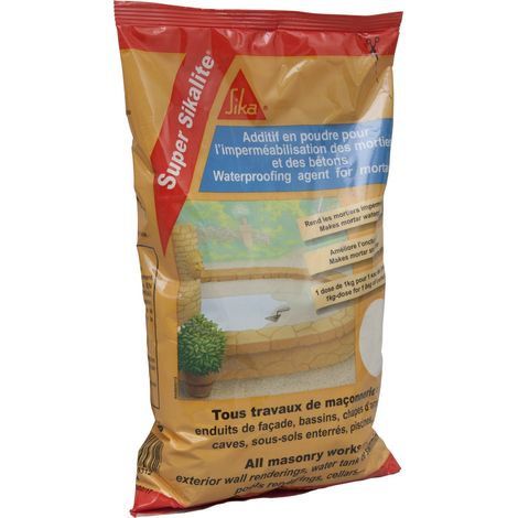 Idrorepellente per malta Sika Super Sikalite 1 L Bianco SIKA