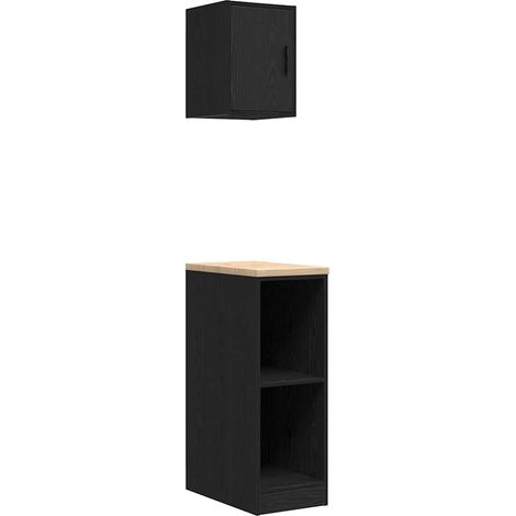 Maison Exclusive - Armarios 2 uds para garaje madera de ingenierí