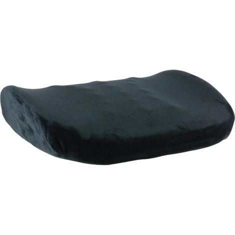 Coussin d'Assise à Mémoire de Forme Noir avec Sangle (1/4)