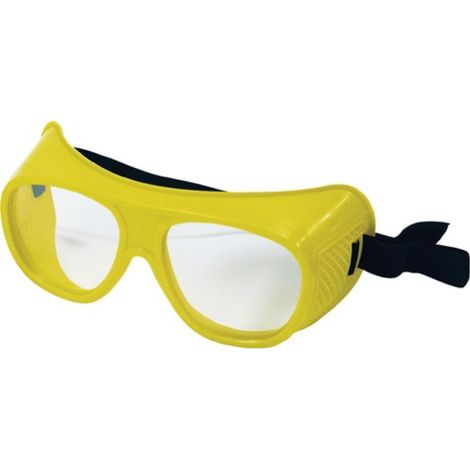 Gafas  de  seguridad  Schmerler  EN  166  plástico  transparente  ANTIASTILLAS  amarillo  -  150100006 (1/2)