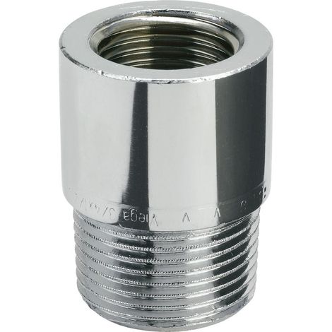 Viega Reduzierstück 3242 rund in R3/4 x Rp1 Rotguss verchromt (1/2)