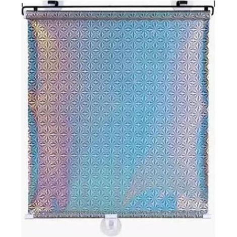 Auto-Sonnenschutz, automatisch einziehbarer Sonnenschutz, Windschutzscheibenschutz, lasergeschnitten silber 40125cm (1 Stück). (1/5)