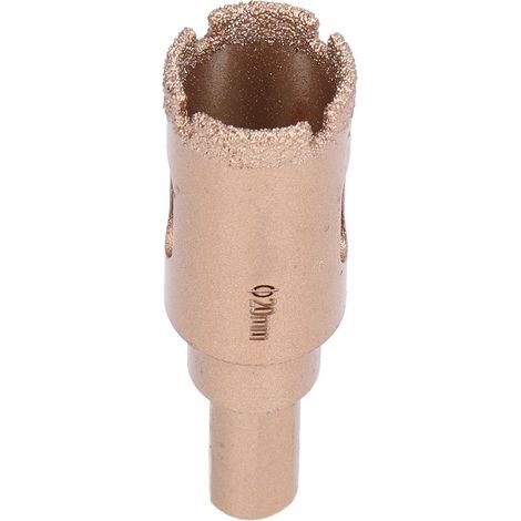 20-mm-Diamantkernbohrer für Glas, Granit, Marmor, Keramik, Fliesen, Kaltlochsäge (1/5)