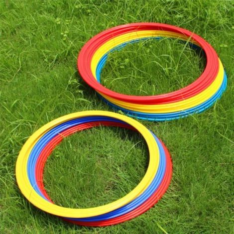 Anneaux'agilité multicolore en ABS, équipement'entraînement de Football, cercle Agile (1/4)