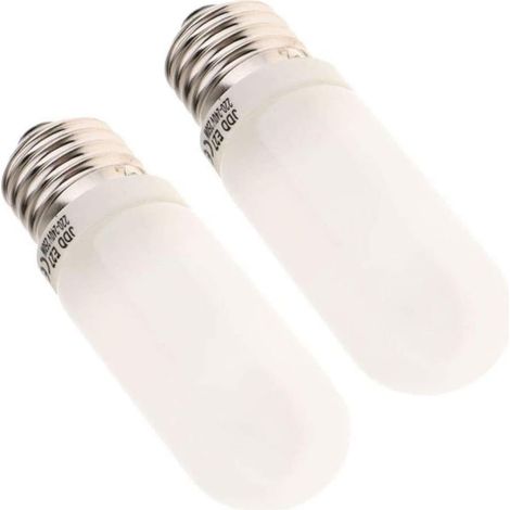 Lot de 2 ampoules halogènes givrées 250 W 220-240 V E27 (à vis Edison standard), ampoules de modélisation de remplacement pour éclairages stroboscopiques de studio photo