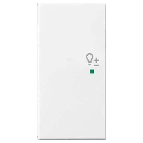 Busch-Jaeger Balancín doble izquierda, con símbolo "Dimmer" símbolo "Atenuar" doble blanco alpino - Busch-balance® SI (6234-21-914), 2CKA006220A0364