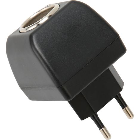 Adaptateur allume-cigare 12V DC pour voiture, indicateur LED, compatible 110V‑240V AC, prise UE (1/5)